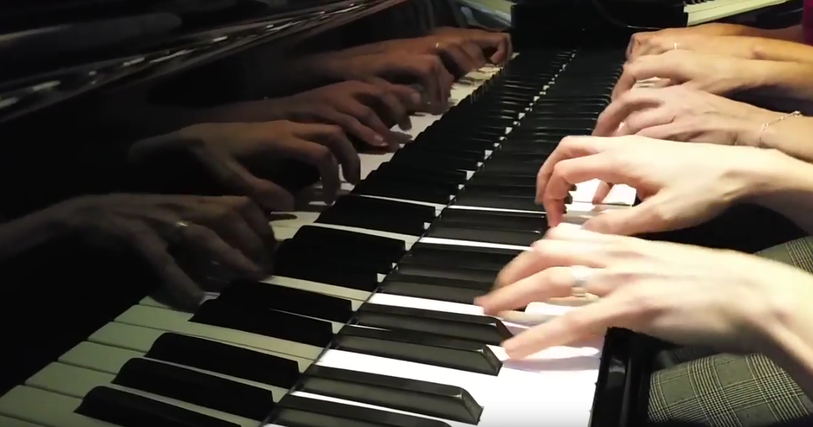 Hands of the musicians