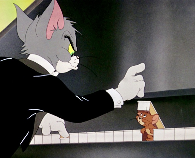 'The Cat Concerto'. Na het zien van dit grappige Tom & Jerry filmpje met prachtige pianomuziek is Lang Lang gaan pianospelen ..