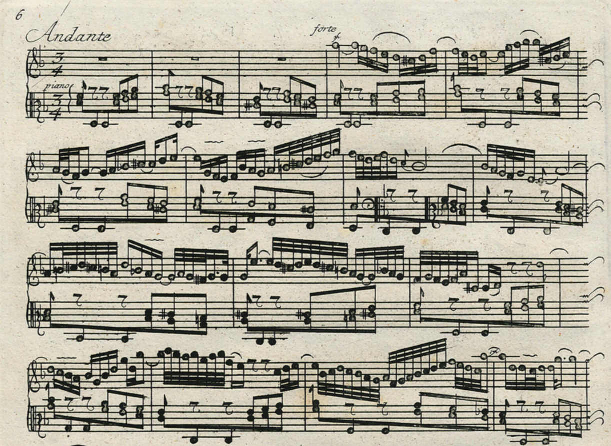First print second part Italian Concerto, 1935